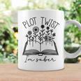 Plot Twist I'm Sober Women's Sobriety Book Reading Literary Performance Graphic Print Coffee Mug Gifts ideas Plot Twist I'm Sober Women's Sobriety Book Reading Literary Performance Graphic Print Coffee Mug Gifts ideas