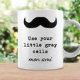 POIROT USE YOUR LITTLE GREY CELLS BOOKS Graphic Print Coffee Mug Gifts ideas