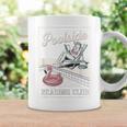 Poolside Reading Club Books Flamingo Swim Pool Inflatable Graphic Print Coffee Mug Gifts ideas