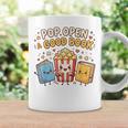 Pop Open A Good Book For School Librarian Popcorn Graphic Print Coffee Mug Gifts ideas
