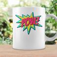 Pow Retro Comic Book Art Superhero Bubble Premium Graphic Print Coffee Mug Gifts ideas