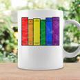 Pride Flag Books Bookish Rainbow Queer Reader Gay Writer Graphic Print Coffee Mug Gifts ideas