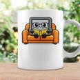 Proud Library Patron Cute Tablet Reading a Book Graphic Print Coffee Mug Gifts ideas