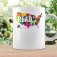 Read America Shirt United States Read Books Graphic Print Coffee Mug Gifts ideas