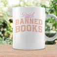Read Banned Books Retro Varsity Aesthetic Reading Graphic Print Coffee Mug Gifts ideas