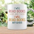 I Read Books Anywhere I Love Heart Books Bookworm Graphic Print Coffee Mug Gifts ideas