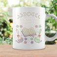 Well Read Woman Literature Quote Celestial Book Floral Graphic Print Coffee Mug Gifts ideas