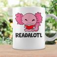 Readalotl Love Axolotls Reading Books And Axolotls Graphic Print Coffee Mug Gifts ideas