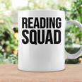 Reader Book Lover Reading Squad Graphic Print Coffee Mug Gifts ideas