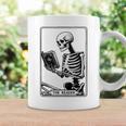 The Reader Tarot Card Skeleton Reading Book Books Graphic Print Coffee Mug Gifts ideas The Reader Tarot Card Skeleton Reading Book Books Graphic Print Coffee Mug Gifts ideas