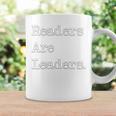 Readers Are Leaders Books Reading Librarian Graphic Print Coffee Mug Gifts ideas