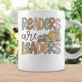 Readers Are Leaders Reading Book Lovers Teacher Women Kids Graphic Print Coffee Mug Gifts ideas
