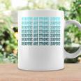Readers Are Strong Leaders Retro Reading Book Lover Graphic Print Coffee Mug Gifts ideas
