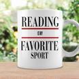 Reading Is My Favorite Sport Book Worms Premium Tri-Blend Graphic Print Coffee Mug Gifts ideas