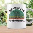 Reading Is Fundamental For Teacher Nerdy Book Lover Graphic Print Coffee Mug Gifts ideas