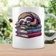 Reading Muffler Sloth On Stack Of Books Premium Tri-Blend Graphic Print Coffee Mug Gifts ideas