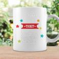 Reading Is a Ticket To Wherever Fun Book Read Library Graphic Print Coffee Mug Gifts ideas