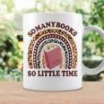 Reading-TShirt So Many Books Little Time Bookworm Teacher Graphic Print Coffee Mug Gifts ideas