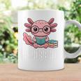 Readsalotl Axolotl Reading Cute Book Lover Bookworm Premium Tri-Blend Graphic Print Coffee Mug Gifts ideas
