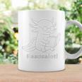 Readsalotl Axolotl Reading Lineart Book Lover Reading Premium Tri-Blend Graphic Print Coffee Mug Gifts ideas