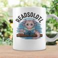 Readsolotl Book Lover Reading Axolotl Kids Reader Graphic Print Coffee Mug Gifts ideas