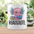 Readsolotl Cute Axolotl Reading Book Kawaii Pink Aesthetic Graphic Print Coffee Mug Gifts ideas Readsolotl Cute Axolotl Reading Book Kawaii Pink Aesthetic Graphic Print Coffee Mug Gifts ideas