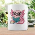 Readsolotl Kawaii Axolotl Reading Book Lover Graphic Print Coffee Mug Gifts ideas