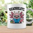 Readsolotl Pink Kawaii Axolotl Book Lover Reading Graphic Print Coffee Mug Gifts ideas Readsolotl Pink Kawaii Axolotl Book Lover Reading Graphic Print Coffee Mug Gifts ideas