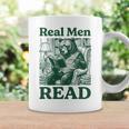 Real Men Read Cute Bear Tea Book Lover Men Boys Reading Premium Tri-Blend Graphic Print Coffee Mug Gifts ideas