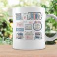 Retro Bookish Love Collage Book Lover Librarian Scrapbook Graphic Print Coffee Mug Gifts ideas