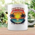 Retro Summer Book Reading Club Graphic Print Coffee Mug Gifts ideas