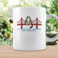 San Franciscos Cat Golden Gates Bridge Cat Reading Books Premium Tri-Blend Graphic Print Coffee Mug Gifts ideas