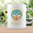 Save Earth It's Only Planet With Books Reader Earth Day Graphic Print Coffee Mug Gifts ideas