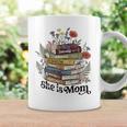 She Is Mom Christian Bible Mama Book Reading Graphic Print Coffee Mug Gifts ideas