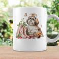 Shih Tzu Dog Garden Collections Books And Strawberries Graphic Print Coffee Mug Gifts ideas
