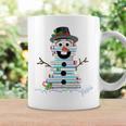 Snowman Book Stack Librarian Book Lover Christmas Graphic Print Coffee Mug Gifts ideas