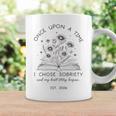 Sobriety Floral Book Best Chapter Yet 2026 Sober Woman Graphic Print Coffee Mug Gifts ideas