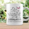 Sorry I'm Booked Book Lover Teachers Librarians Graphic Print Coffee Mug Gifts ideas