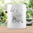 Star Wars The Book Of Boba Fett Helmet Schematic V-4 Graphic Print Coffee Mug Gifts ideas