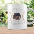 I Stay Home I Read Books I Pet My Cat I Regret Nothing Premium Tri-Blend Graphic Print Coffee Mug Gifts ideas