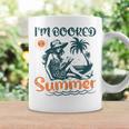 Summer Reading Books Lover I'm Booked For The Summer Graphic Print Coffee Mug Gifts ideas