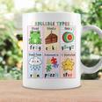 Syllable Types Teacher Phonics Reading Science Of Reading Graphic Print Coffee Mug Gifts ideas