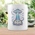 UFO Abducting Book Take Me To Your Readers Sci-Fi Graphic Print Coffee Mug Gifts ideas