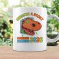 Unearth A Story Summer Reading 2026 Dinosaur Book Lover Dino Premium Tri-Blend Graphic Print Coffee Mug Gifts ideas