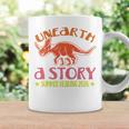 Unearth a Story Summer Reading 2026 Triceratops Dino Book Graphic Print Coffee Mug Gifts ideas Unearth a Story Summer Reading 2026 Triceratops Dino Book Graphic Print Coffee Mug Gifts ideas