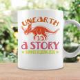 Unearth a Story Summer Reading 2026 Triceratops Dino Book Premium Tri-Blend Graphic Print Coffee Mug Gifts ideas Unearth a Story Summer Reading 2026 Triceratops Dino Book Premium Tri-Blend Graphic Print Coffee Mug Gifts ideas