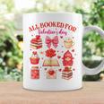 Valentines Reading Book Lover All Booked For Valentine's Day Graphic Print Coffee Mug Gifts ideas