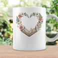 Vintage Book Lover Valentine Heart Premium Tri-Blend Graphic Print Coffee Mug Gifts ideas