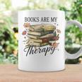 Vintage Floral Books Are My Therapy Book Lover Reading Graphic Print Coffee Mug Gifts ideas Vintage Floral Books Are My Therapy Book Lover Reading Graphic Print Coffee Mug Gifts ideas