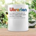 Vintage Librarian Definition Keeper Of Books Back To School Graphic Print Coffee Mug Gifts ideas
